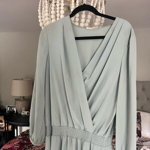 Amanda Uprichard Ciara Dress in Thyme